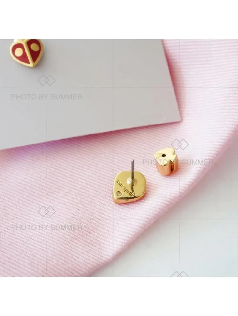 Kate Spade Animal Party Ladybug Studs Earrings